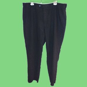 Louis Raphael Luxe Merino Wool Pants Men's Black Pants 42x32